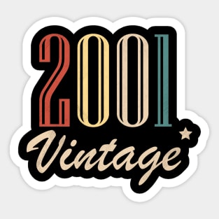 Vintage 2001 Sticker